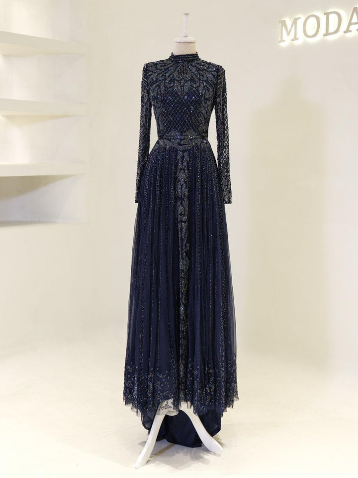 tesettur-abiye-Couture Melina Tesettür Abiye-ModaZehrada