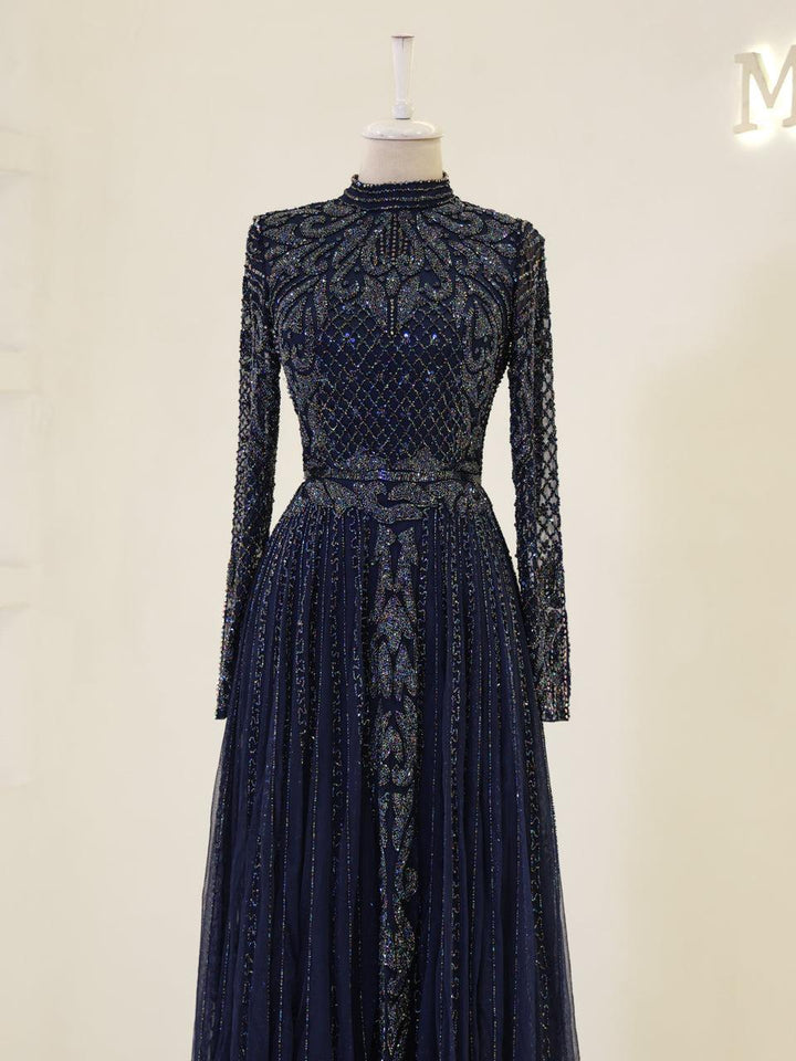 tesettur-abiye-Couture Melina Tesettür Abiye-ModaZehrada