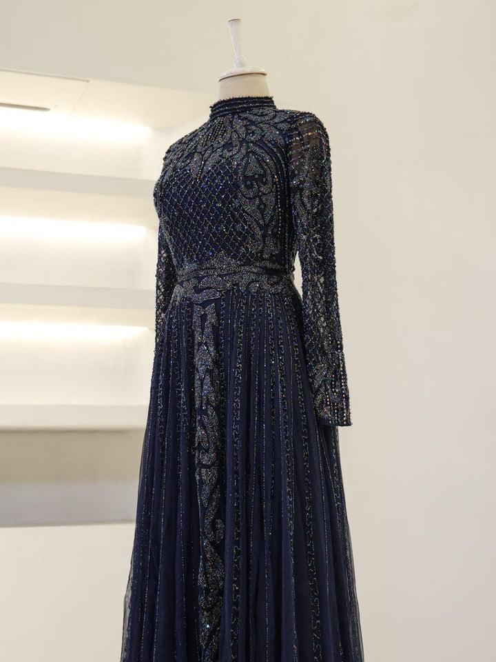 tesettur-abiye-Couture Melina Tesettür Abiye-ModaZehrada