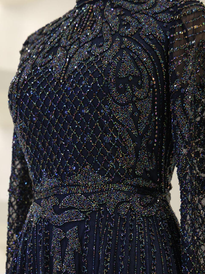 tesettur-abiye-Couture Melina Tesettür Abiye-ModaZehrada