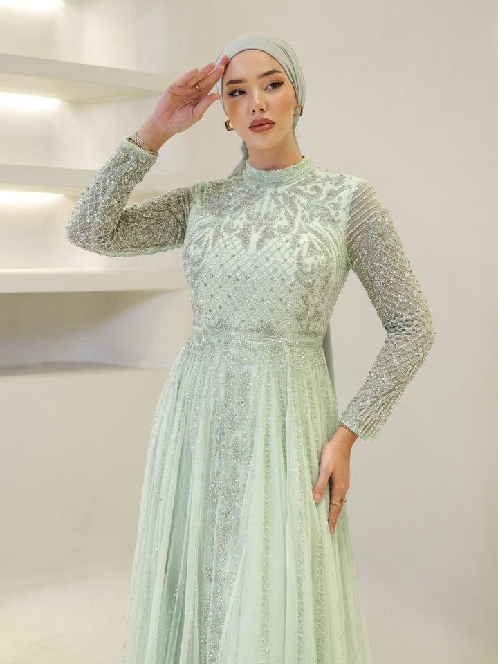 tesettur-abiye-Couture Melina Tesettür Abiye-ModaZehrada