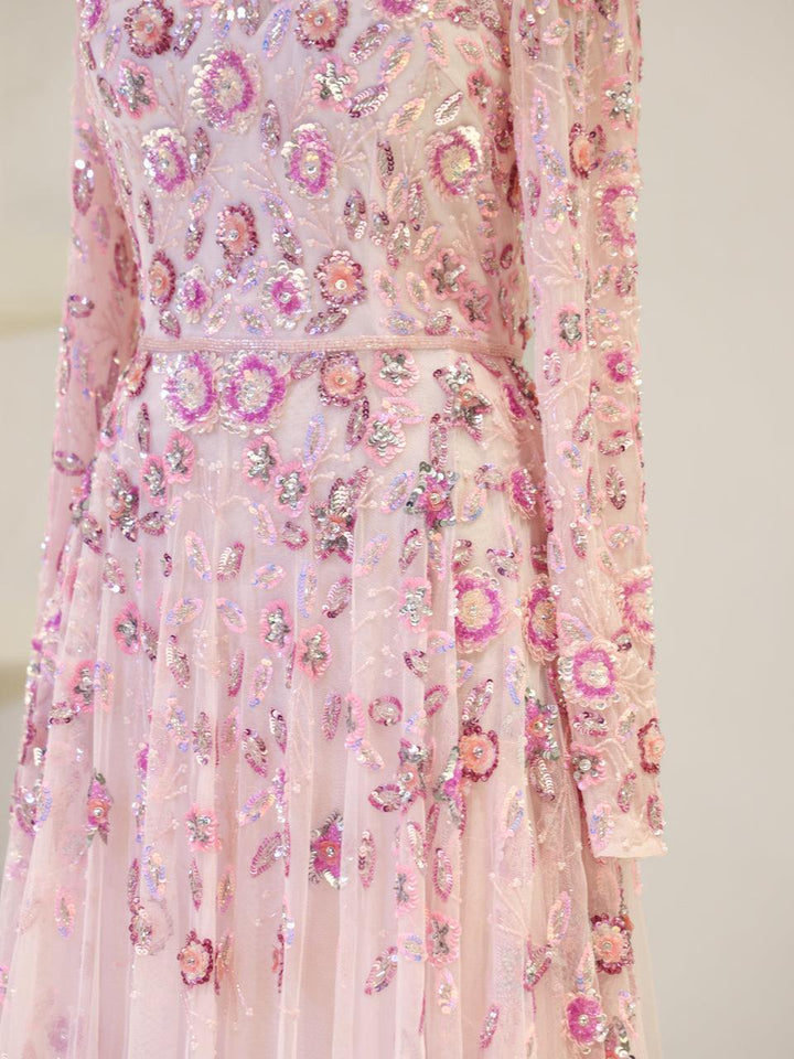 tesettur-abiye-Couture Mignon Tesettür Abiye-ModaZehrada