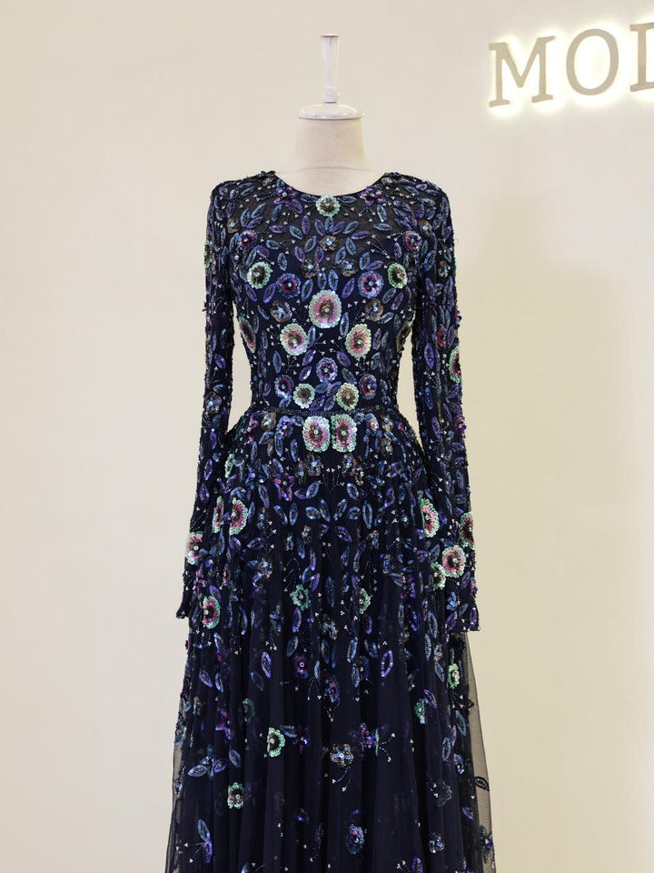 Couture Mignon Islamic Evening Dress Ecru / 40 Couture Mignon Islamic Evening Dress Ecru / 40