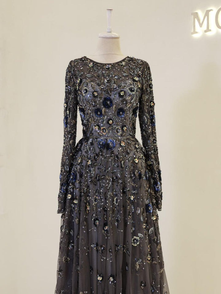 tesettur-abiye-Couture Mignon Tesettür Abiye-ModaZehrada