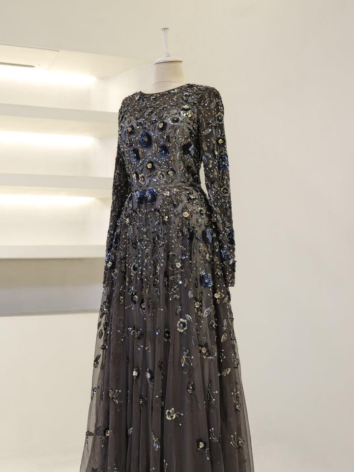 tesettur-abiye-Couture Mignon Tesettür Abiye-ModaZehrada