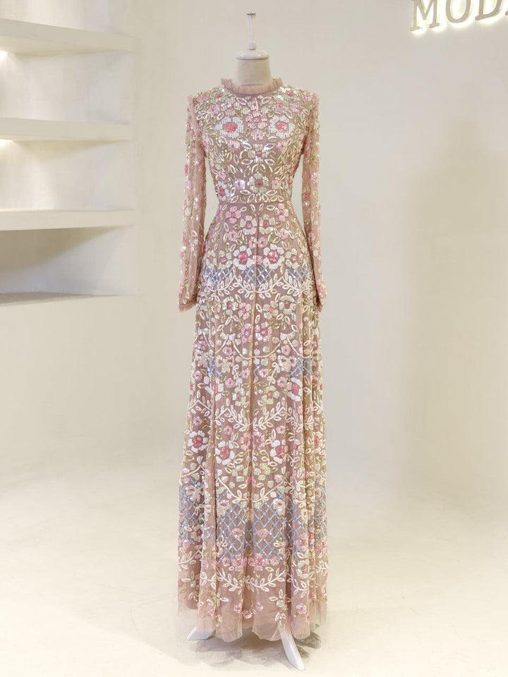 tesettur-abiye-Couture Rengin Tesettür Abiye-ModaZehrada