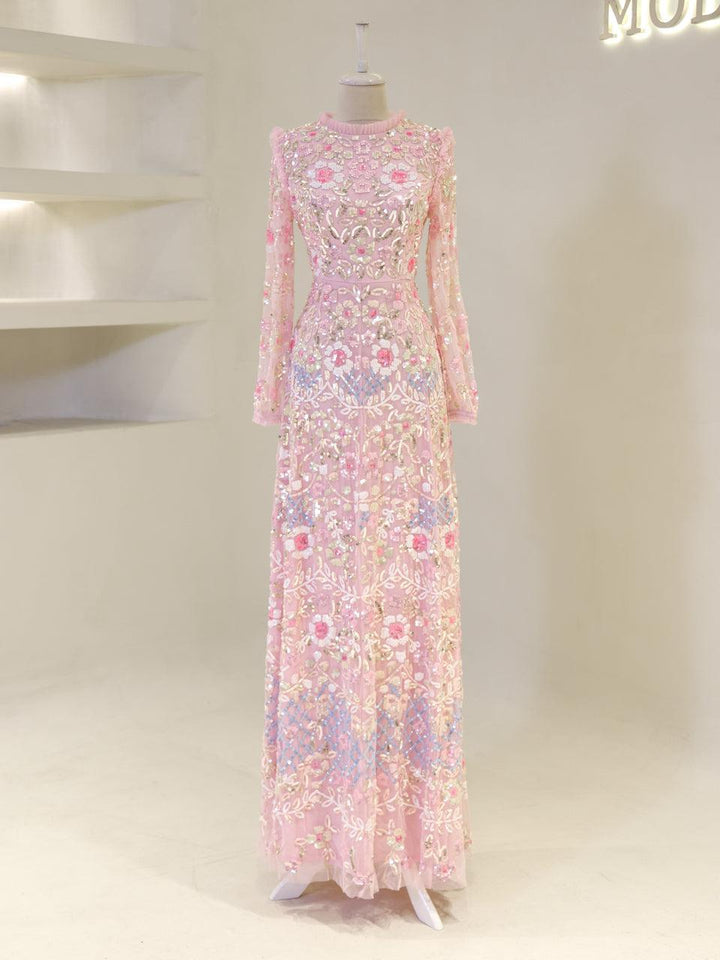 tesettur-abiye-Couture Rengin Tesettür Abiye-ModaZehrada