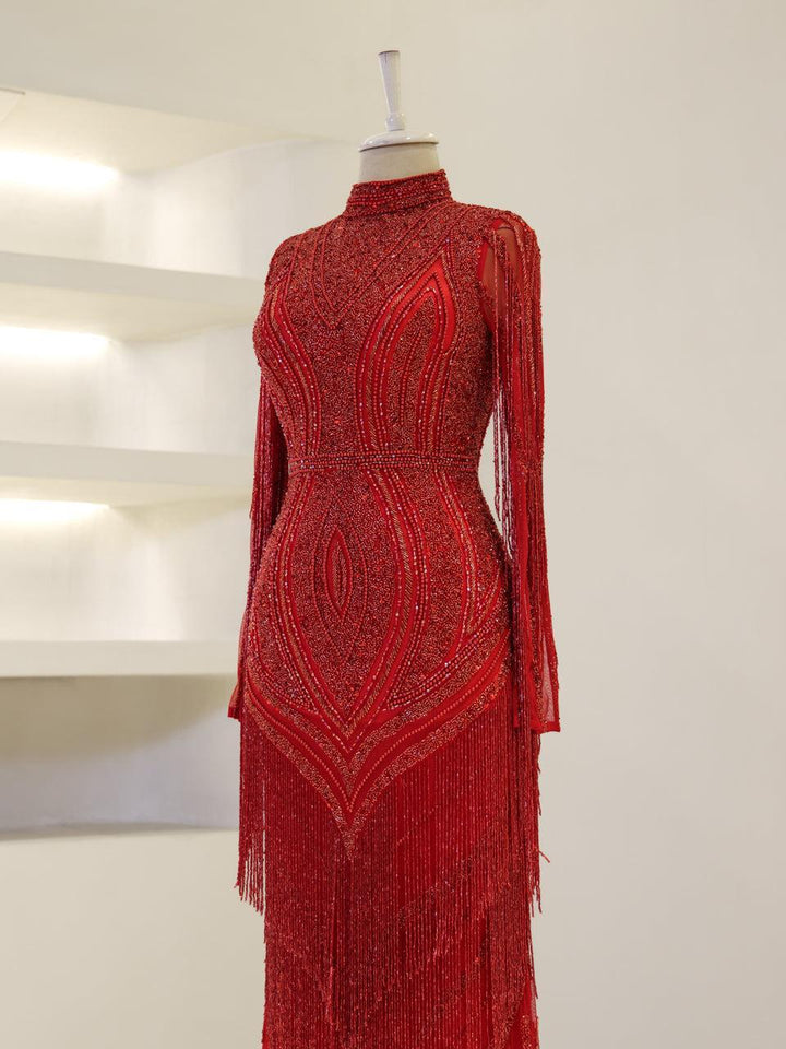 tesettur-abiye-Couture Tirad Tesettür Abiye-ModaZehrada