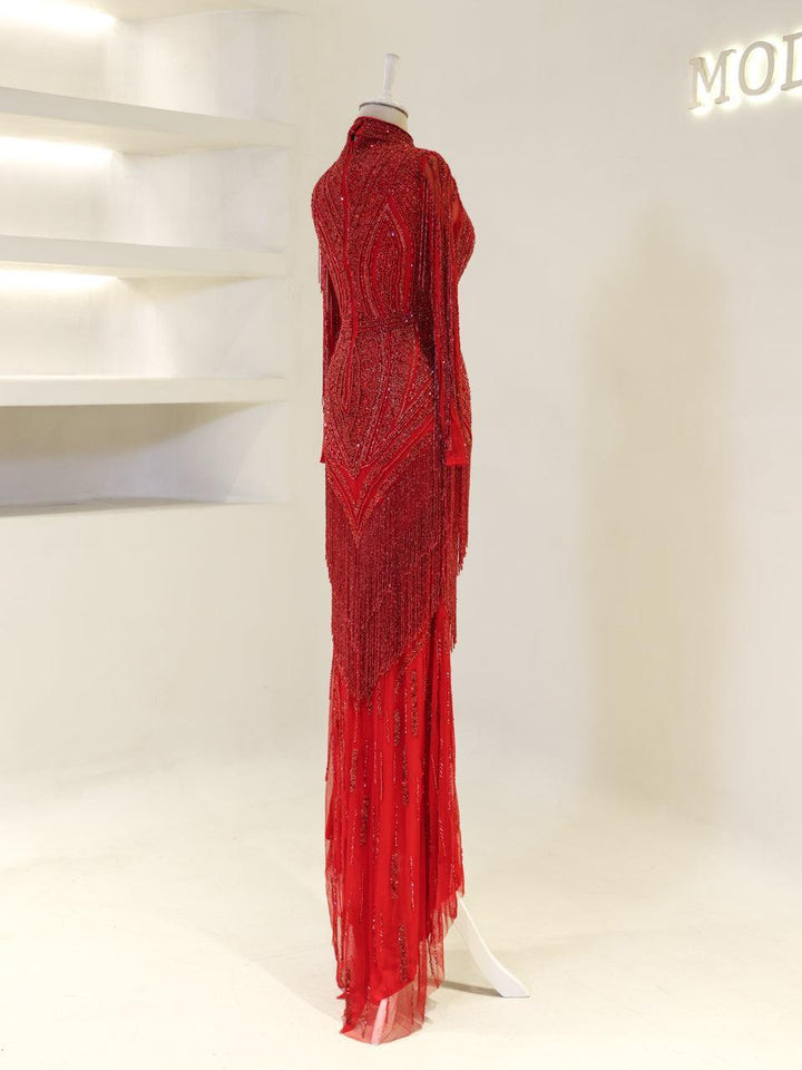 tesettur-abiye-Couture Tirad Tesettür Abiye-ModaZehrada