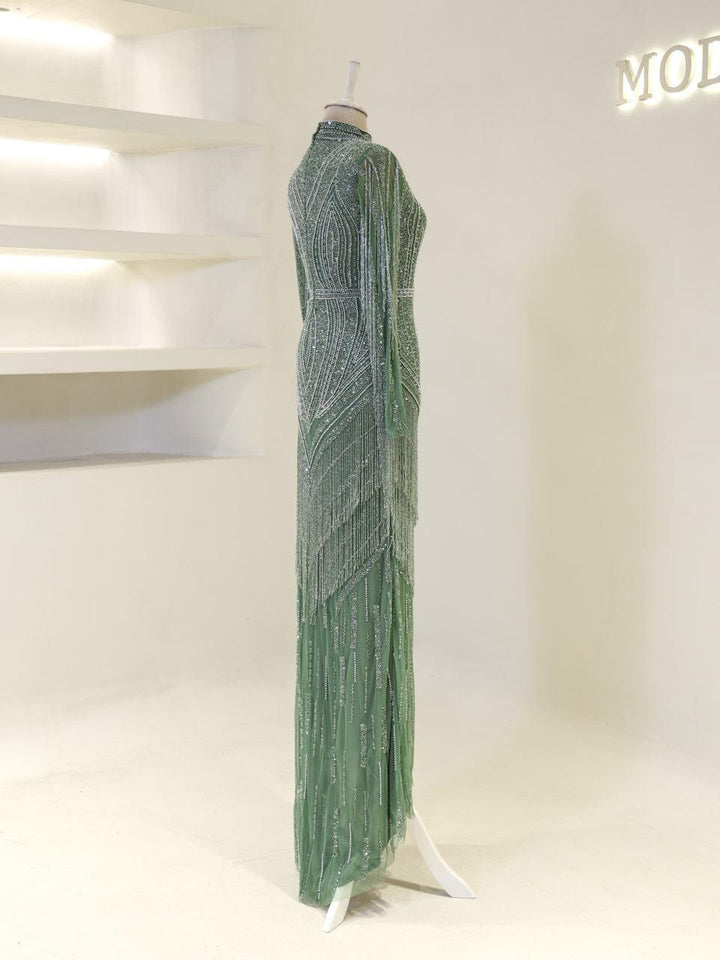 tesettur-abiye-Couture Tirad Tesettür Abiye-ModaZehrada