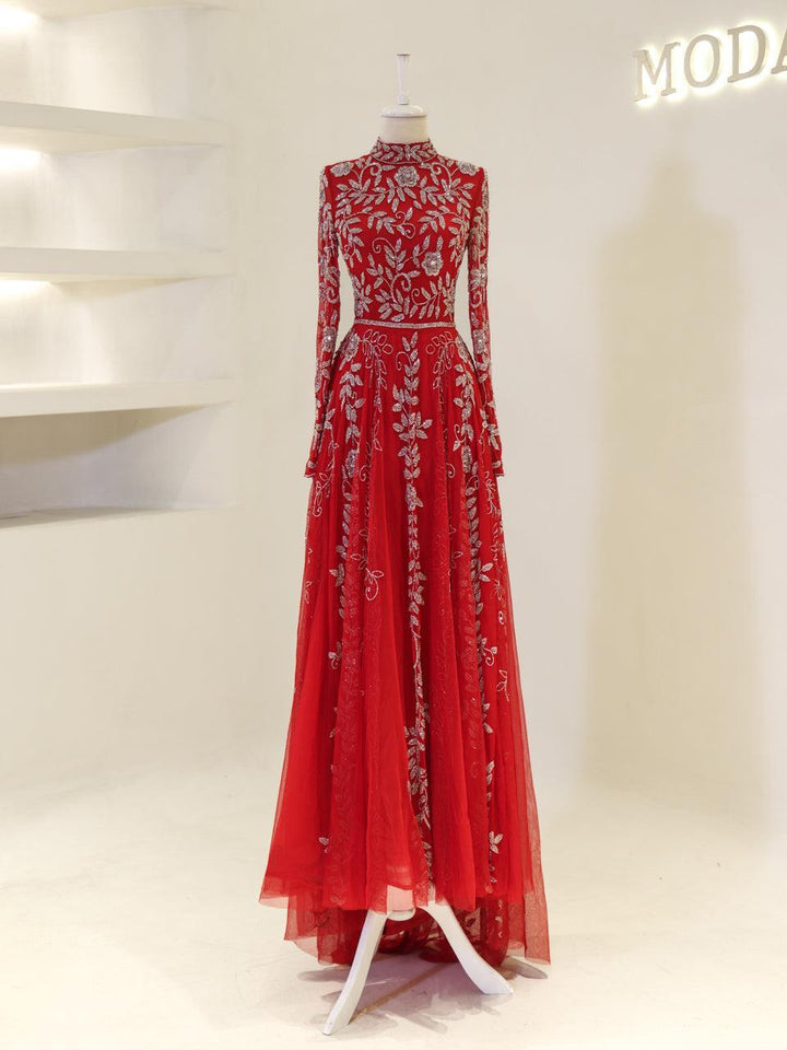 tesettur-abiye-Couture Velica Tesettür Abiye-ModaZehrada