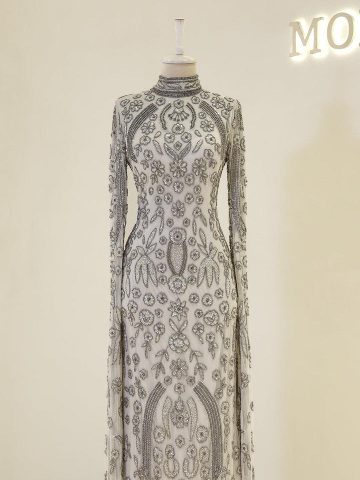 tesettur-abiye-Couture Virelle Tesettür Abiye-ModaZehrada