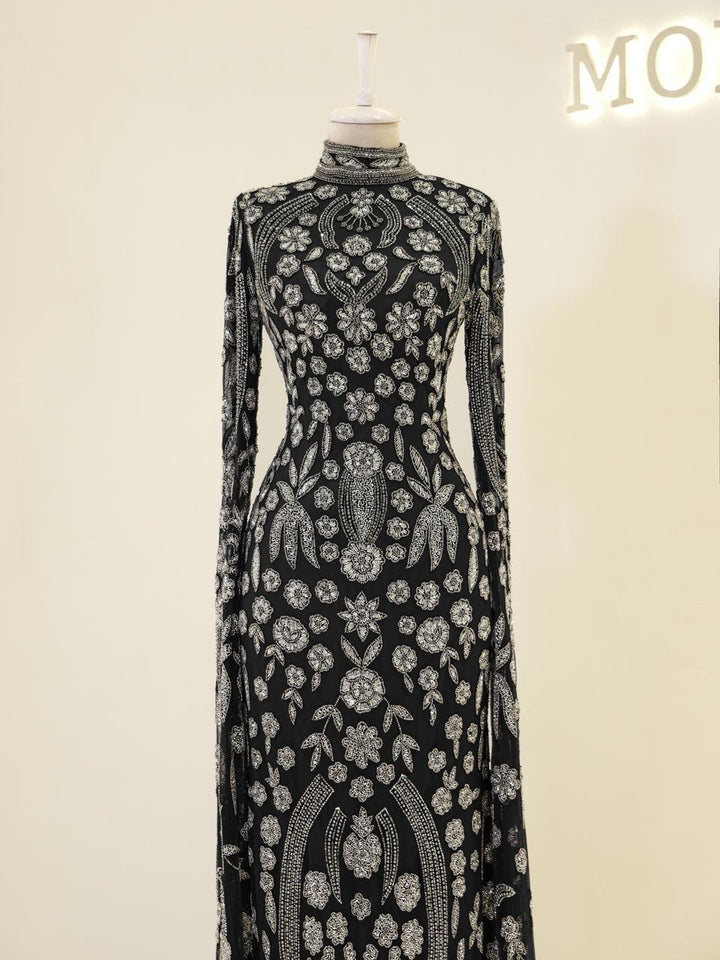 tesettur-abiye-Couture Virelle Tesettür Abiye-ModaZehrada