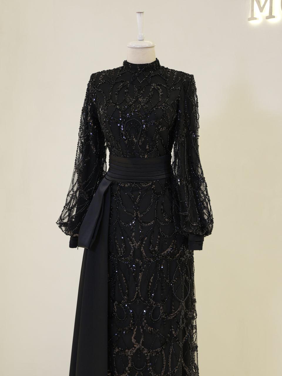 Efna Islamic Evening Dress Ecru / 38 Efna Islamic Evening Dress Ecru / 38