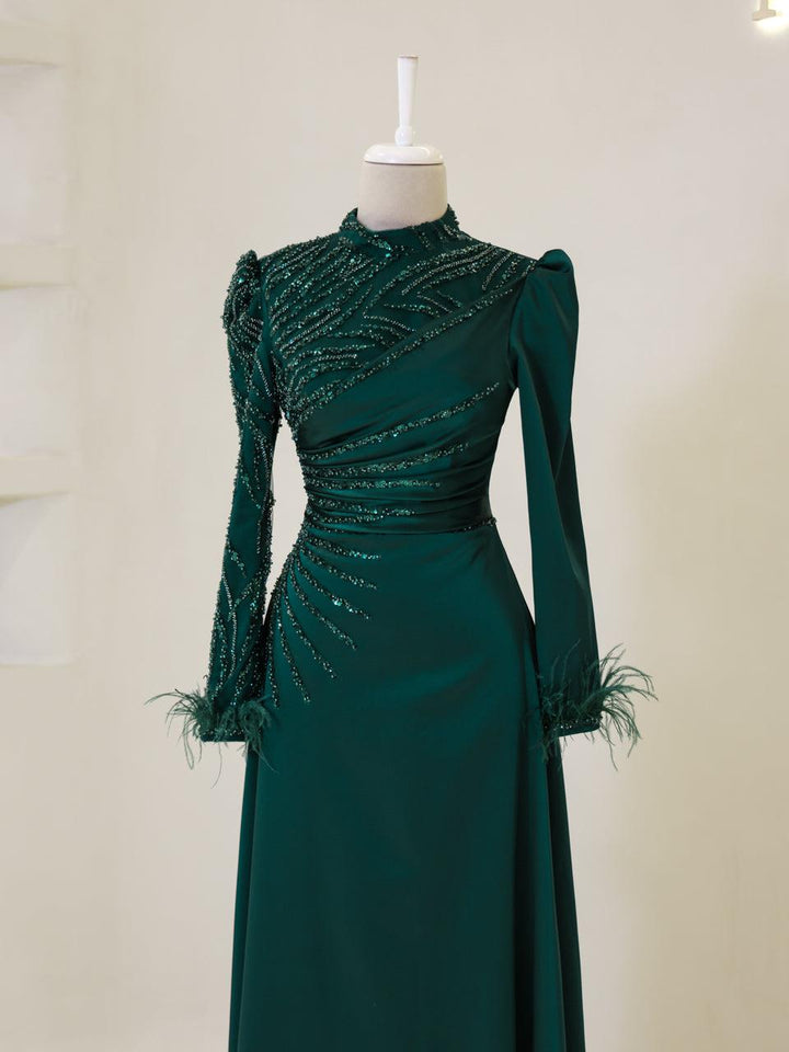 Ela Vestido de Noche Islámica – ModaZehrada - Main Image