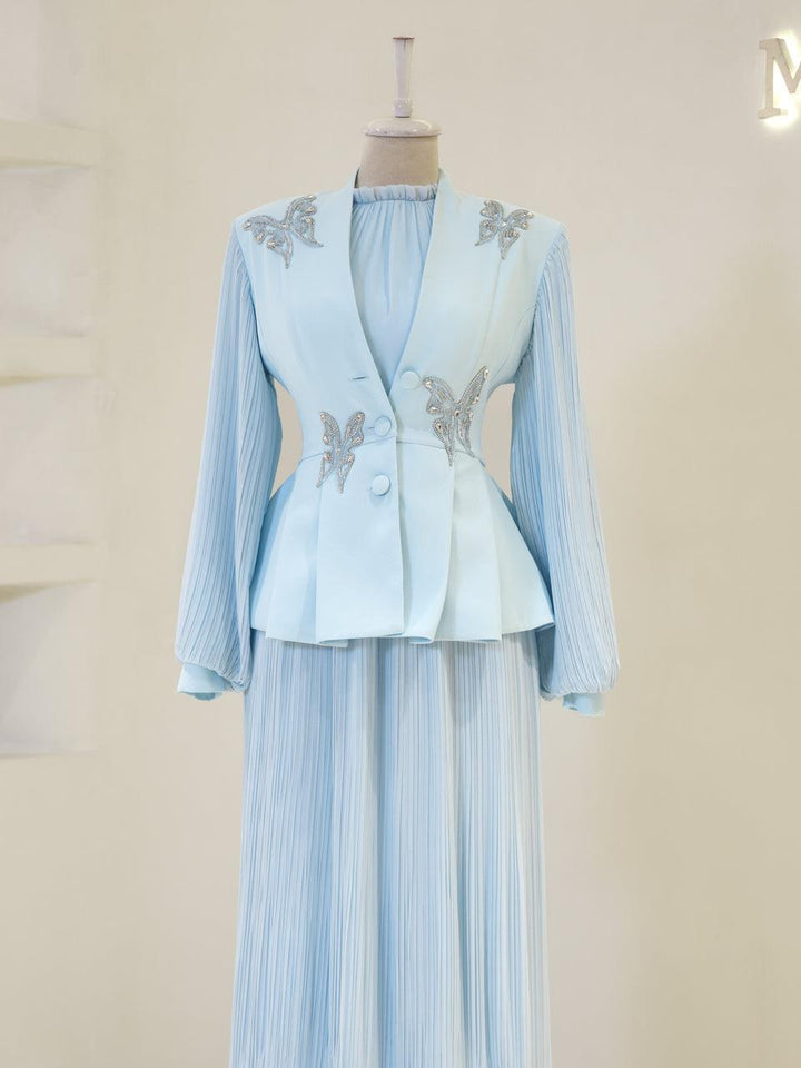 tesettur-abiye-Elen Tesettür Takım-ModaZehrada