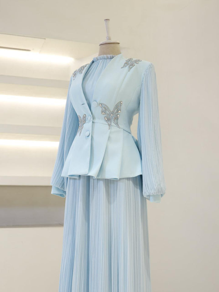 tesettur-abiye-Elen Tesettür Takım-ModaZehrada