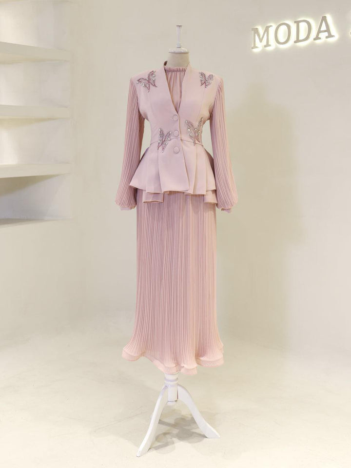 tesettur-abiye-Elen Tesettür Takım-ModaZehrada