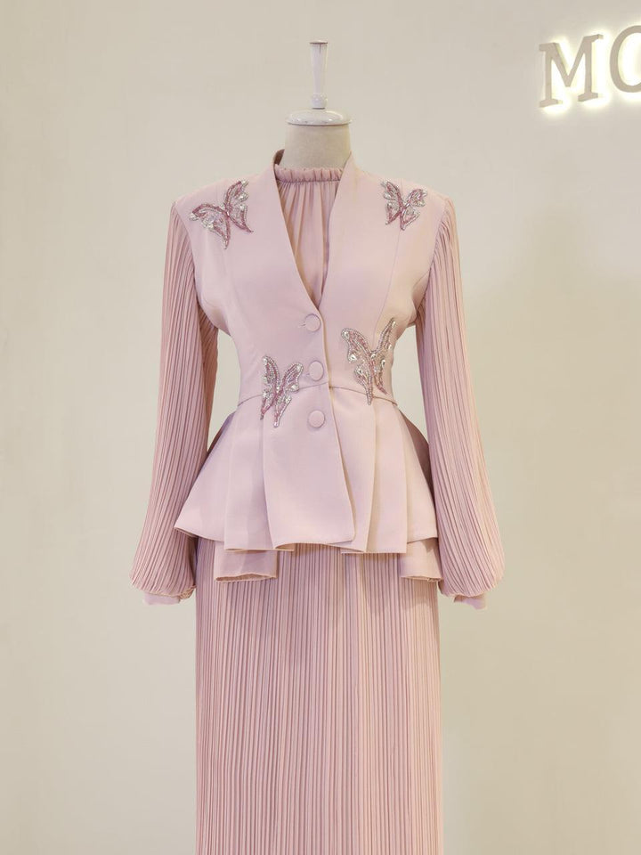 tesettur-abiye-Elen Tesettür Takım-ModaZehrada