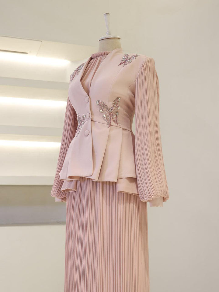 tesettur-abiye-Elen Tesettür Takım-ModaZehrada