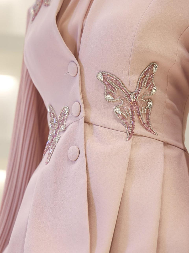 tesettur-abiye-Elen Tesettür Takım-ModaZehrada