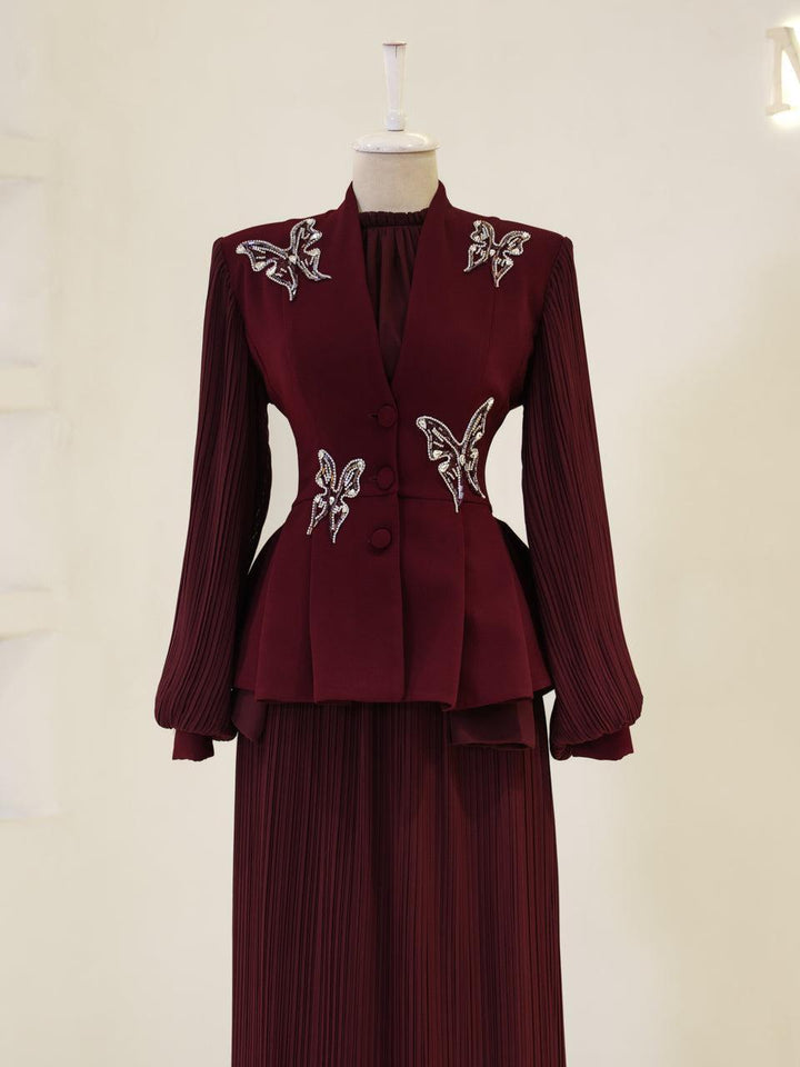 tesettur-abiye-Elen Tesettür Takım-ModaZehrada