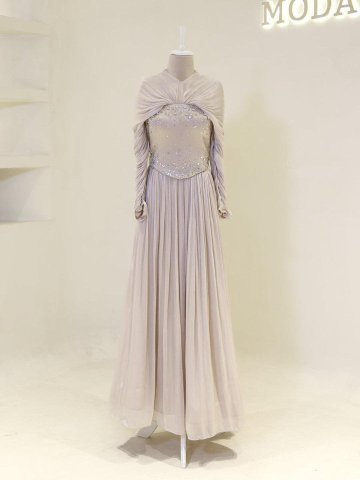 tesettur evening dress Couture Noura Tesettr Modest Evening Dress Merhaba Boutique