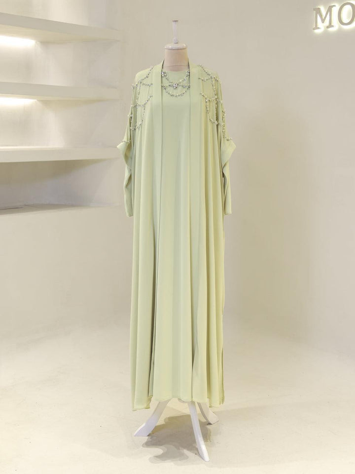 tesettur-abiye-Erna Tesettür Abaya-ModaZehrada