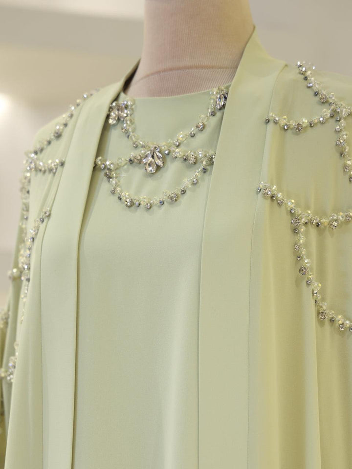 tesettur-abiye-Erna Tesettür Abaya-ModaZehrada