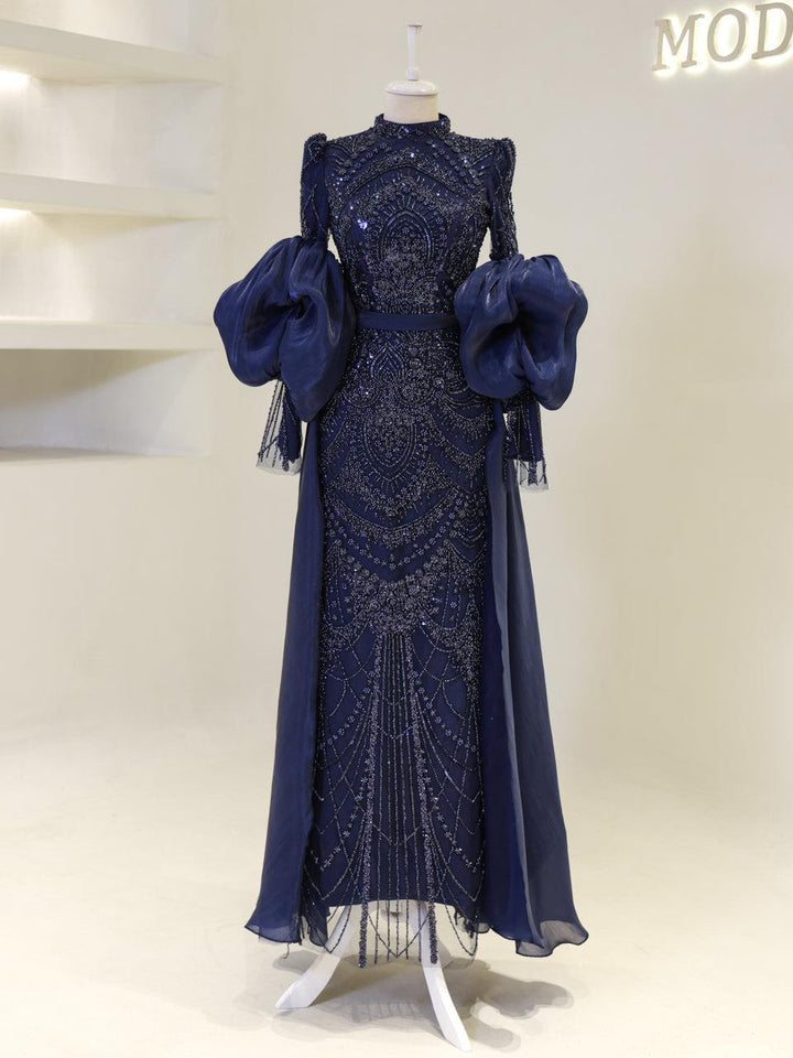 tesettur-abiye-Geraldine Tesettür Abiye-ModaZehrada