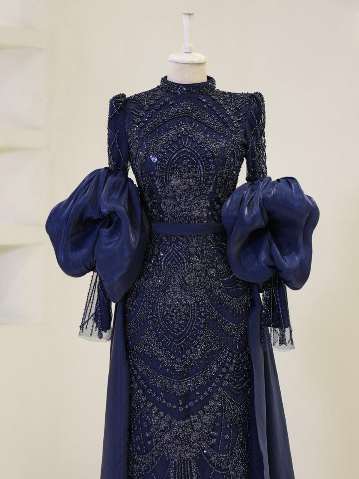 tesettur-abiye-Geraldine Tesettür Abiye-ModaZehrada