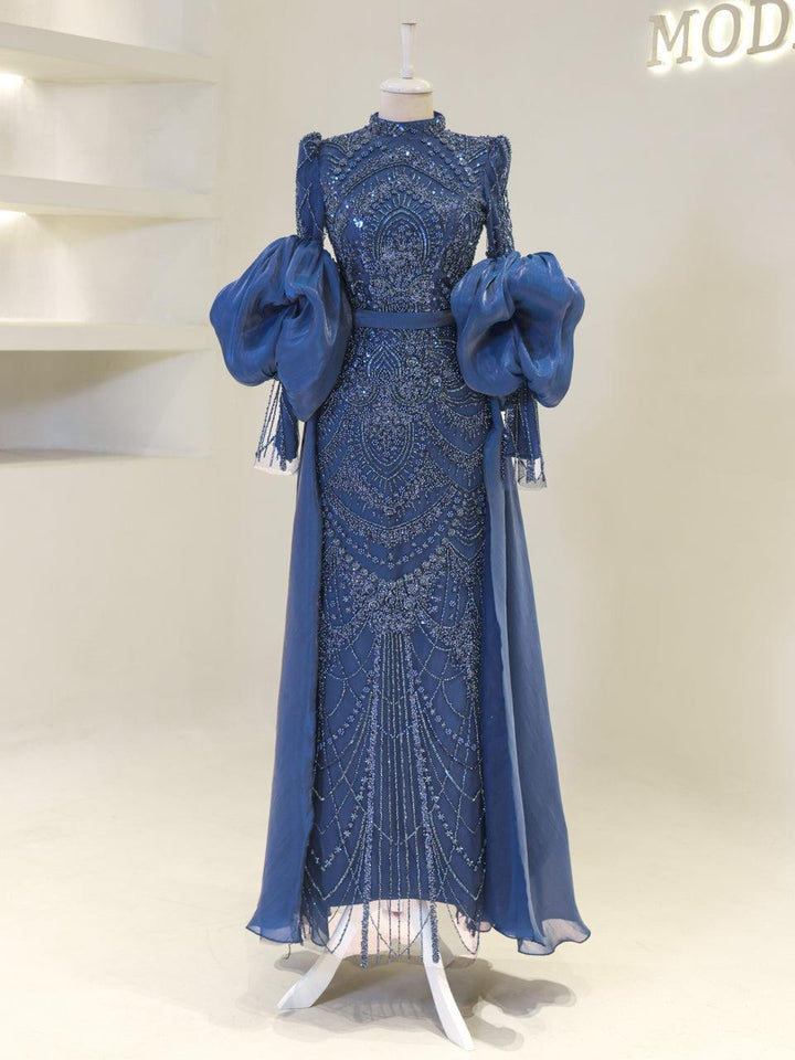 tesettur-abiye-Geraldine Tesettür Abiye-ModaZehrada