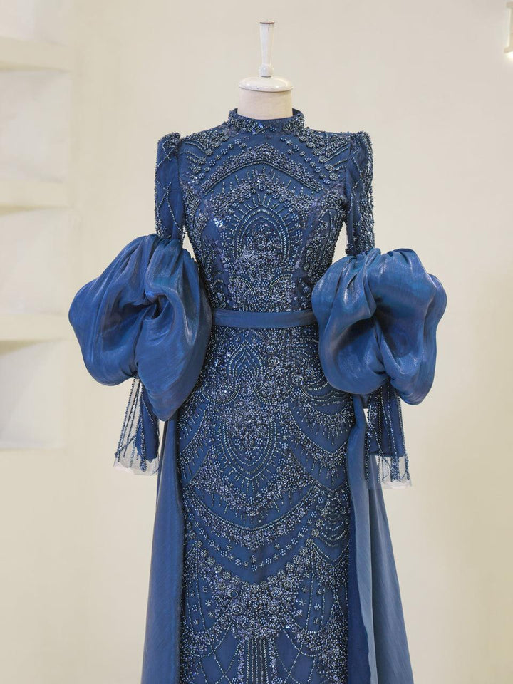 tesettur-abiye-Geraldine Tesettür Abiye-ModaZehrada