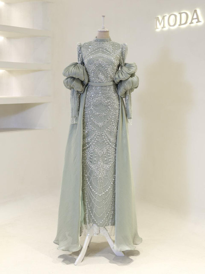 tesettur-abiye-Geraldine Tesettür Abiye-ModaZehrada