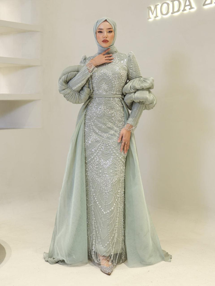 tesettur-abiye-Geraldine Tesettür Abiye-ModaZehrada