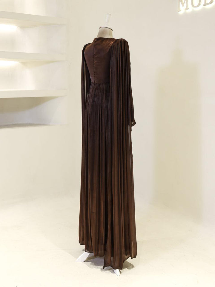 Glamora Islamic Evening Dress – ModaZehrada Glamora Islamic Evening Dress – ModaZehrada