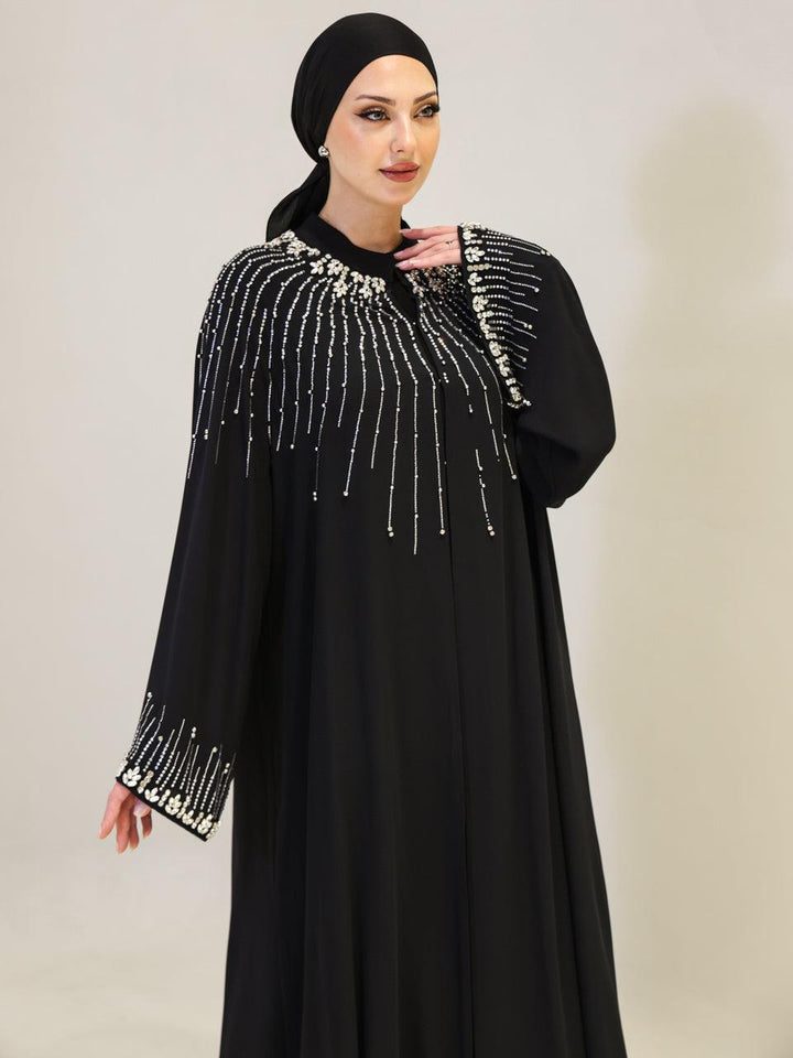 tesettur-abiye-Karsu Tesettür Abaya-ModaZehrada