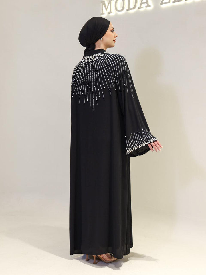 tesettur-abiye-Karsu Tesettür Abaya-ModaZehrada