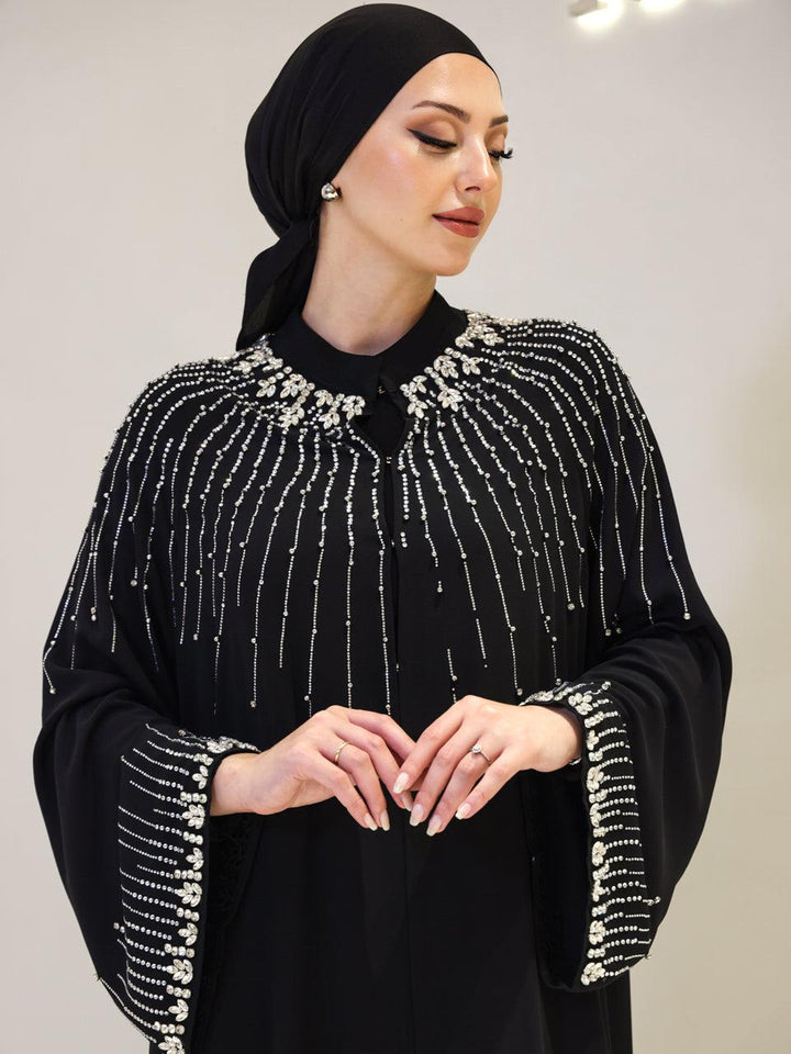 tesettur-abiye-Karsu Tesettür Abaya-ModaZehrada