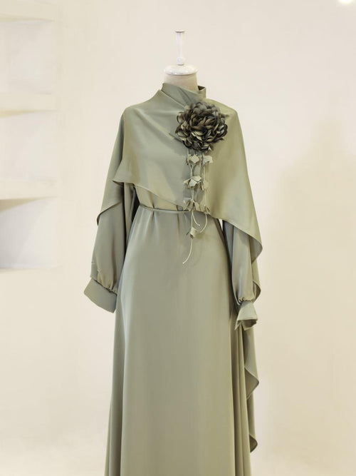 islamic satin dresses Modest satin dress