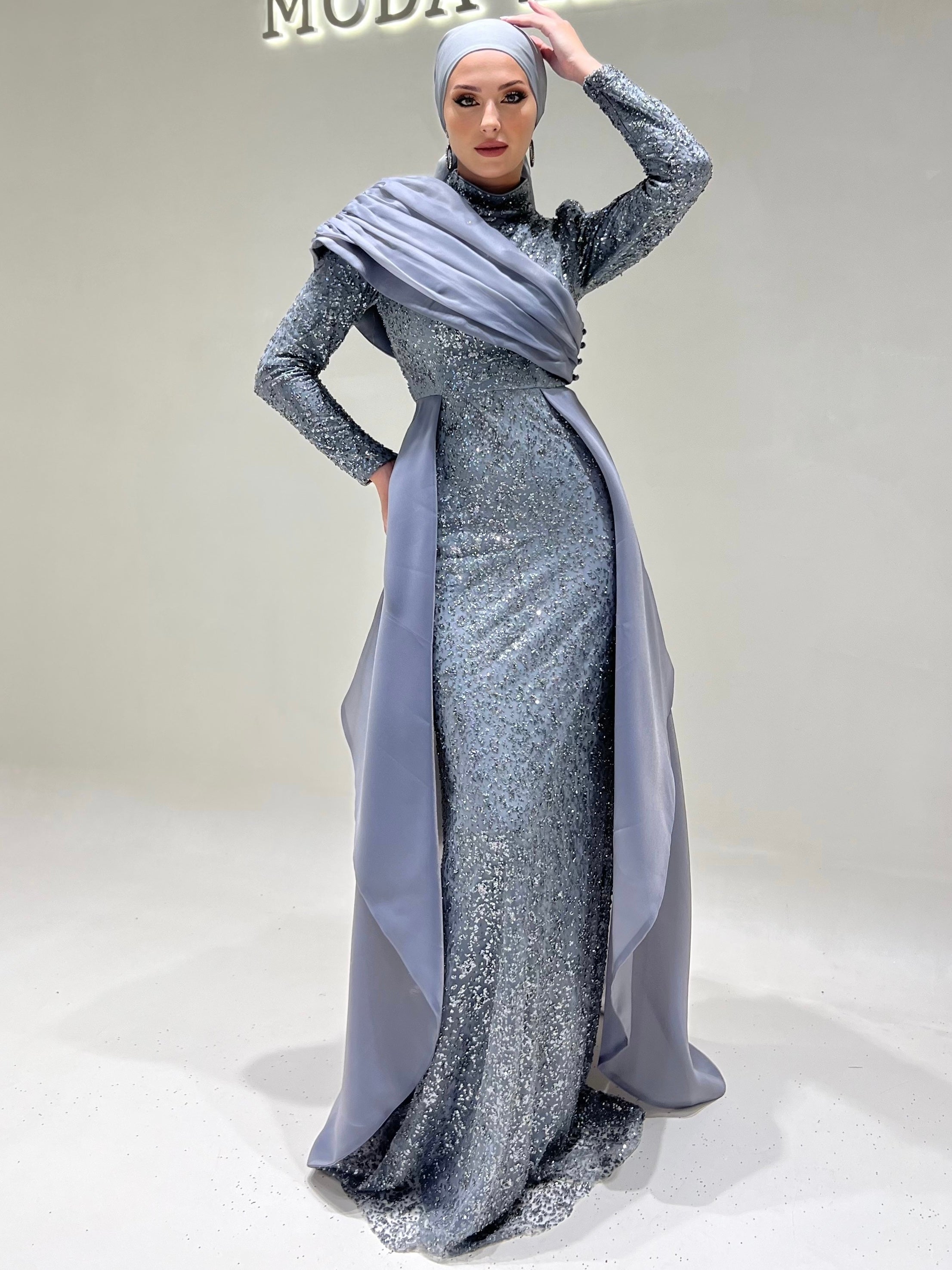 Lamia Islamic Evening Dress – ModaZehrada