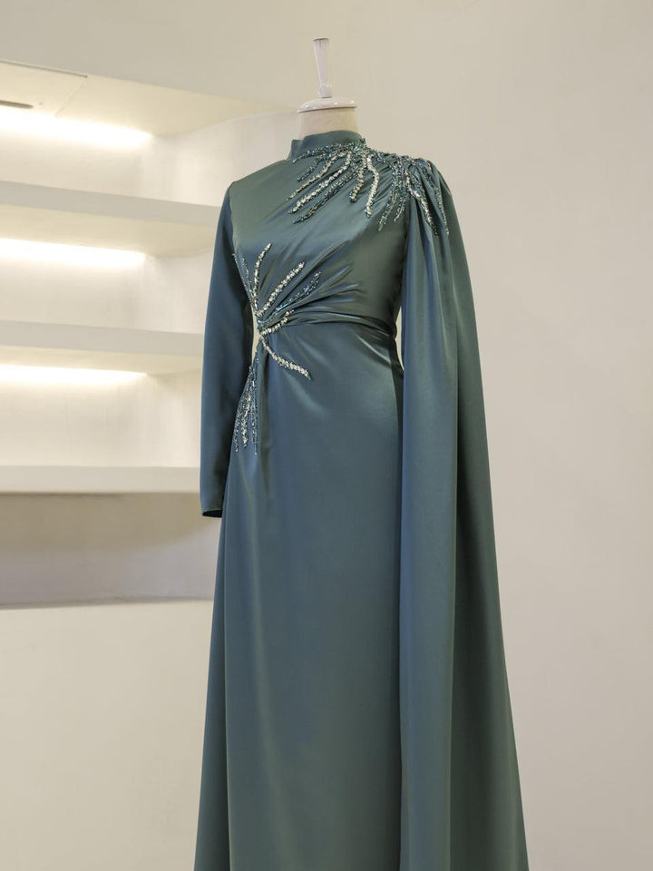 Marceline Islamic Evening Dress ModaZehrada Marceline Islamic Evening Dress ModaZehrada