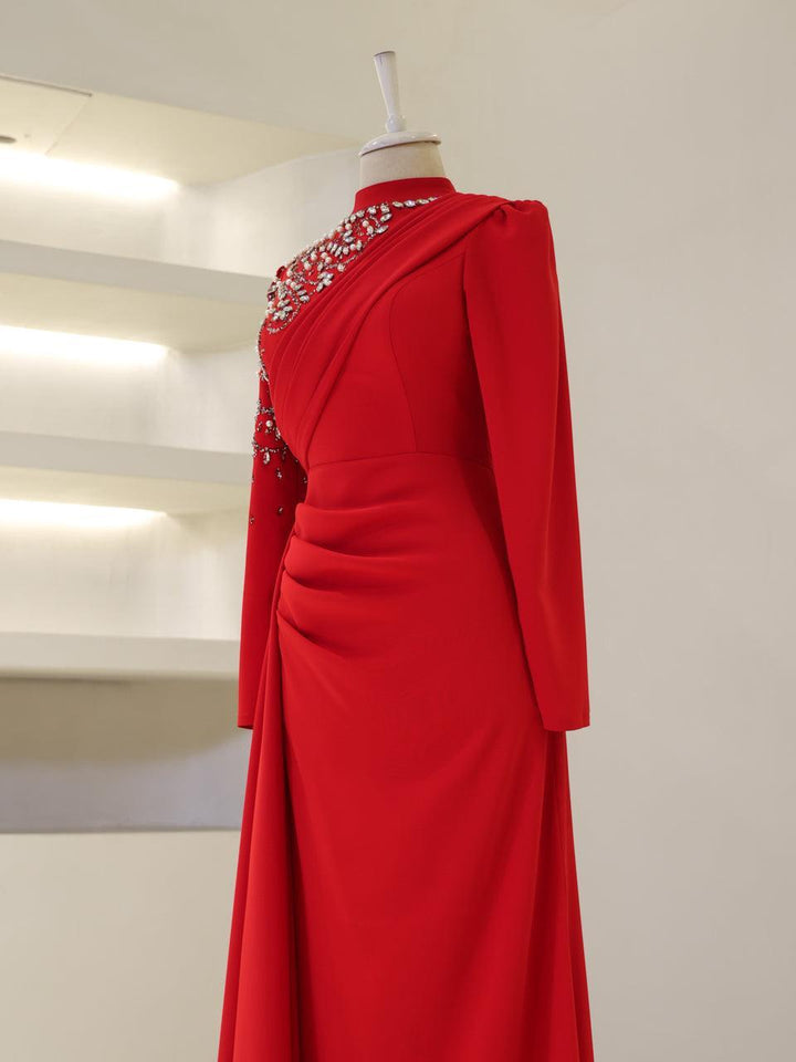 Maren Islamic Evening Dress Vizon / 44 Maren Islamic Evening Dress Vizon / 44