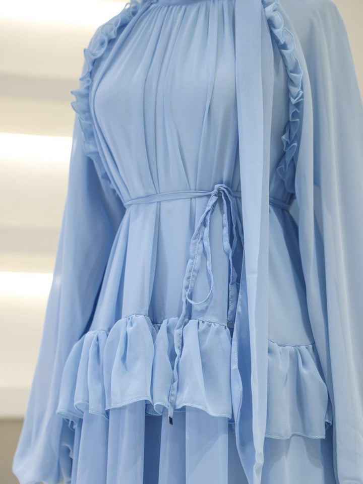 tesettur-abiye-Meli Tesettür Elbise-ModaZehrada