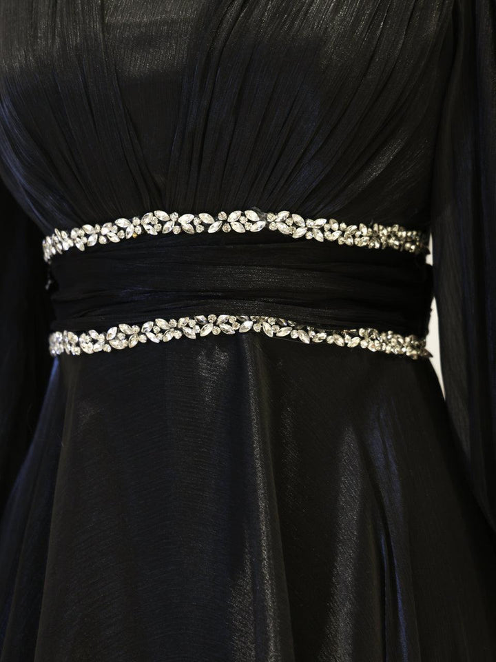 mette in evening dress Islamic – ModaZehrada Includes bust pads division:sleep Women's Nina Leonard Belted Length:Under 5ft5? Try a petite:Petite