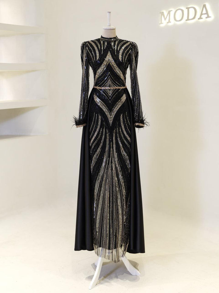 tesettur-abiye-Milanese Tesettür Abiye-ModaZehrada