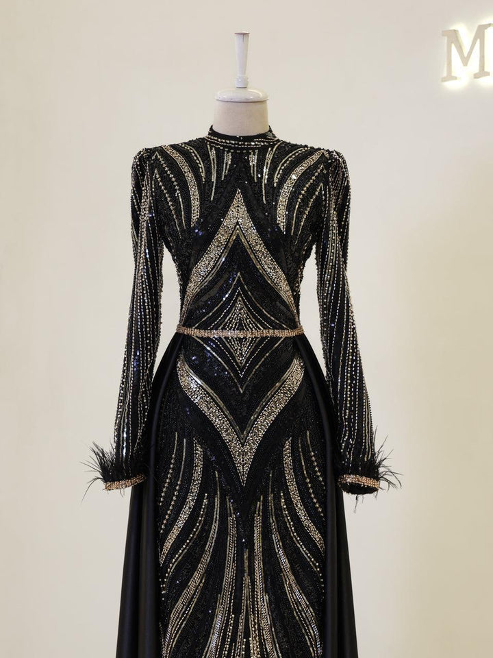 tesettur-abiye-Milanese Tesettür Abiye-ModaZehrada