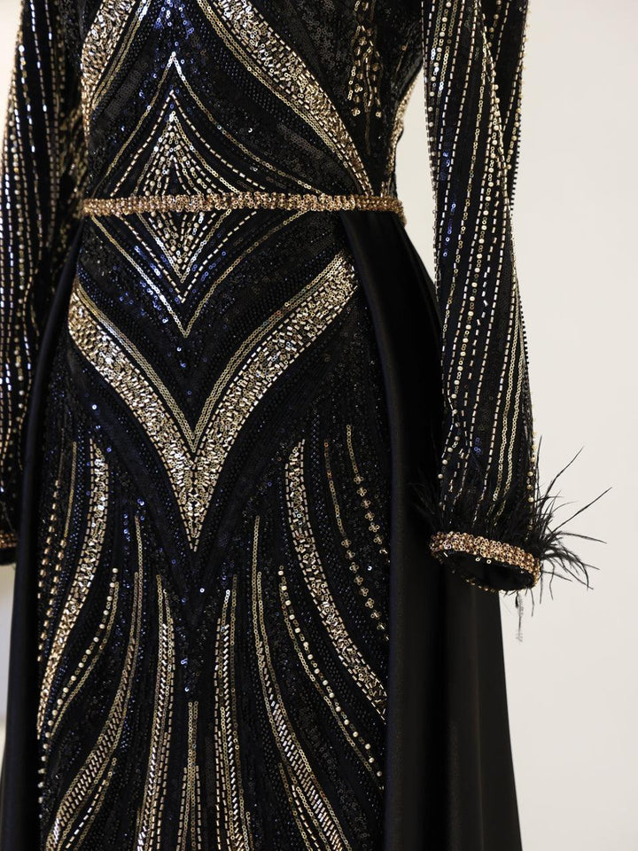 tesettur-abiye-Milanese Tesettür Abiye-ModaZehrada