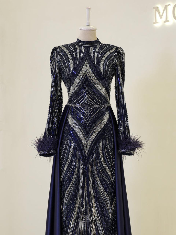 tesettur-abiye-Milanese Tesettür Abiye-ModaZehrada