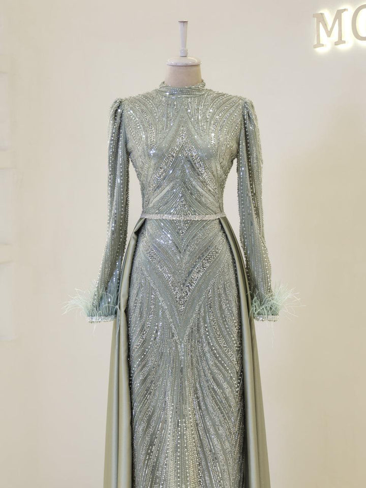 tesettur-abiye-Milanese Tesettür Abiye-ModaZehrada